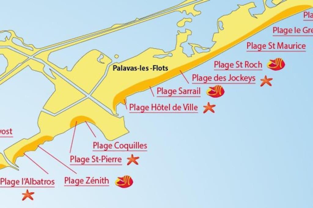 Appartement Palavas Les Flots T2 + Parking Prive Palavas-les-Flots Exterior foto
